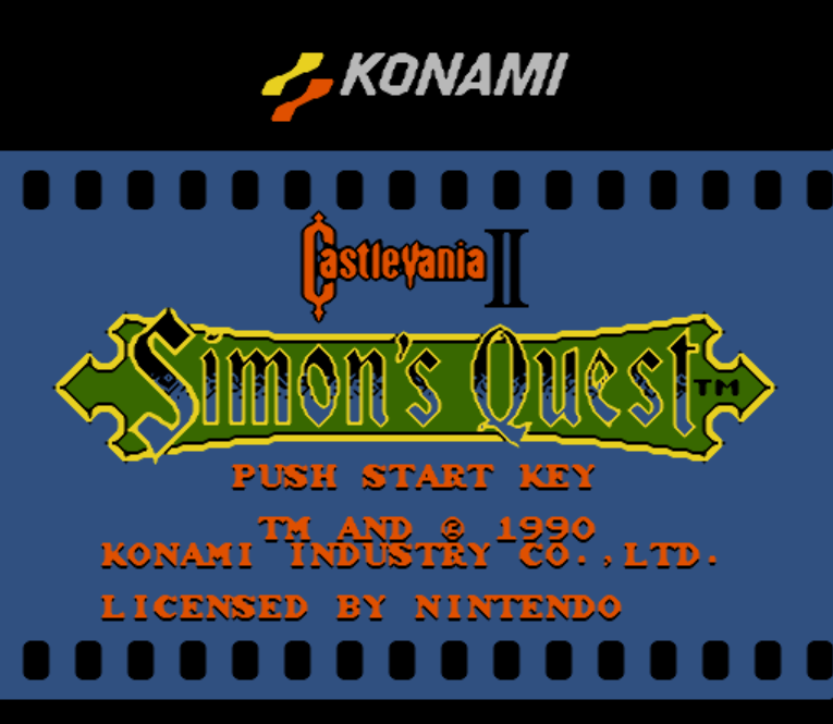 NES ROMS - Castlevania II Simon's Quest (EUROPE / 유럽판 롬파일 다운로드)