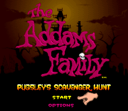 SNES ROMS - The Addams Family Pugsley's Scavenger Hunt (EUROPE / 유럽판 롬파일 다운로드)