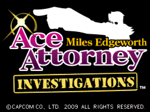 (NDS / USA) Ace Attorney Investigations Miles Edgeworth - 닌텐도 DS 북미판 게임 롬파일 다운로드