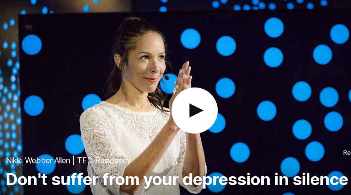 TED 테드로 영어공부 하기 Don't suffer from depression in silence by Nikki Webber Allen