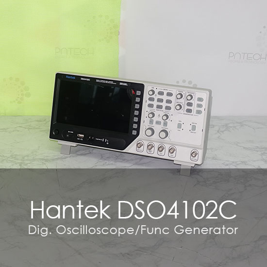 중고 계측기 HANTEK DSO4102C 디지털오실로스코프 펑션제너레이터 중고 계측기 렌탈 중고 계측기대여