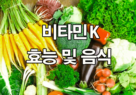 비타민K 효능 및 음식