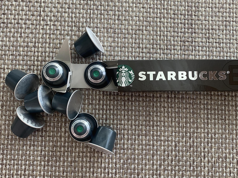 스타벅스 디카페인 커피, 에스프레소 로스트 캡슐 후기!