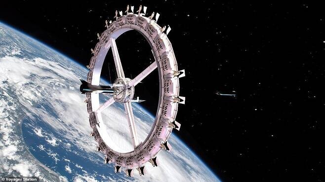 최대 400명 수용..세계 최초의 우주 호텔, 2025년 착공 예정