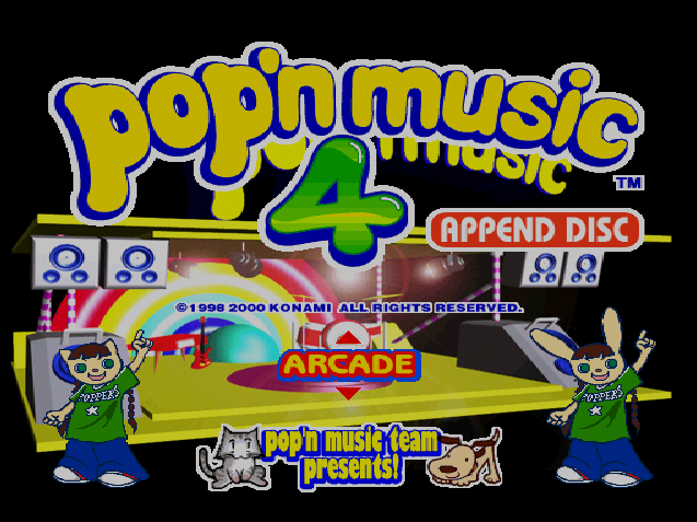 Pop'n Music 4 Append Disc.GDI Japan 파일 - 드림캐스트 / Dreamcast
