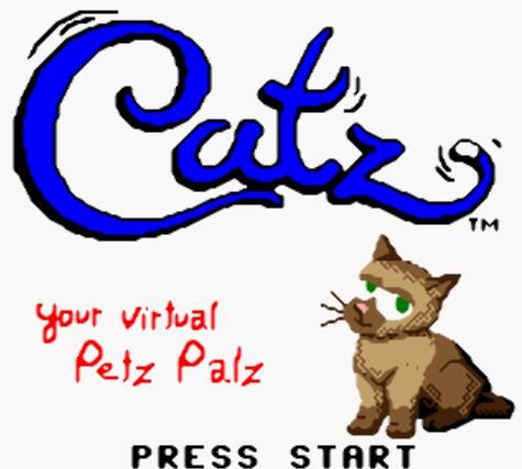 (GBC / USA) Catz Your Virtual Petz Palz - 게임보이 컬러 북미판 게임 롬파일 다운로드