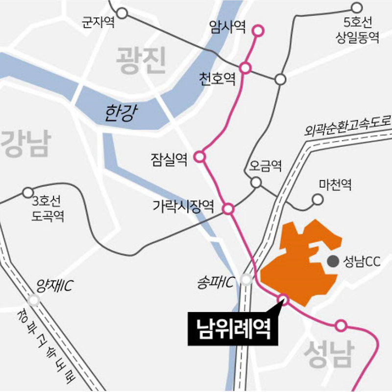 12월18일부터 서울 지하철 8호선 '남위례역' 운영 시작