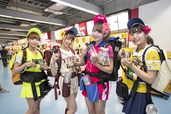 일본 프로야구 NPB의 마스코트 야구장의 그녀들 맥주 판매녀 우리코(売り子) 의 하루를 살펴보자