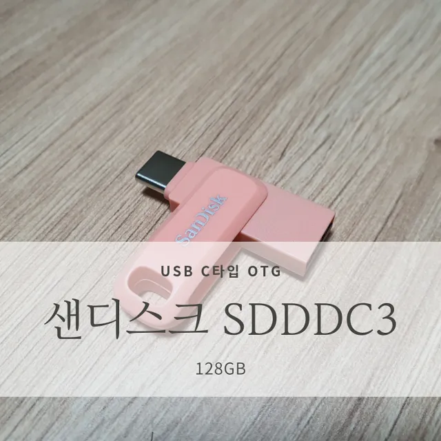 [USB C타입 OTG] 샌디스크 Ultra Dual Go SDDDC3 128gb