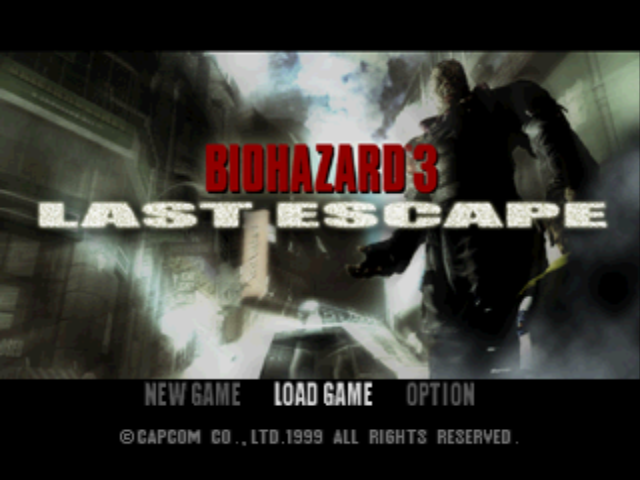 바이오하자드 3 라스트 이스케이프 - Biohazard 3 Last Escape 1.1 (PS1 BIN 다운로드)