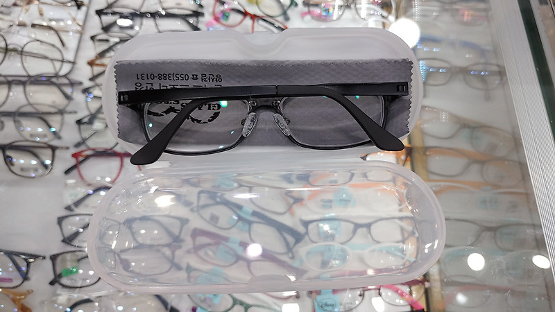 양산안경 글라스스토리에서 청광렌즈 구매 후기