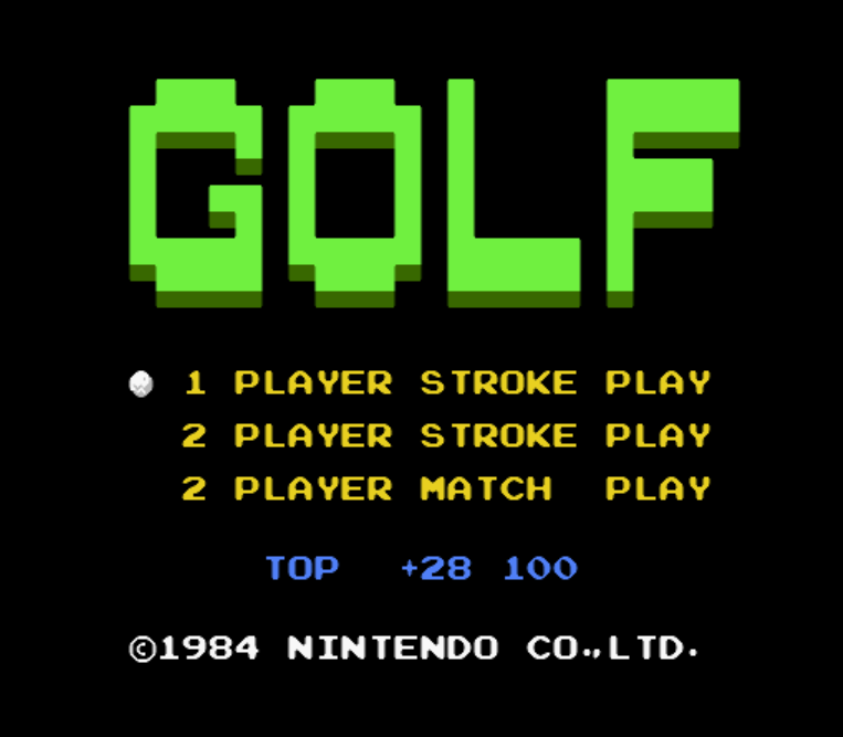 NES ROMS - Golf (EUROPE / 유럽판 롬파일 다운로드)
