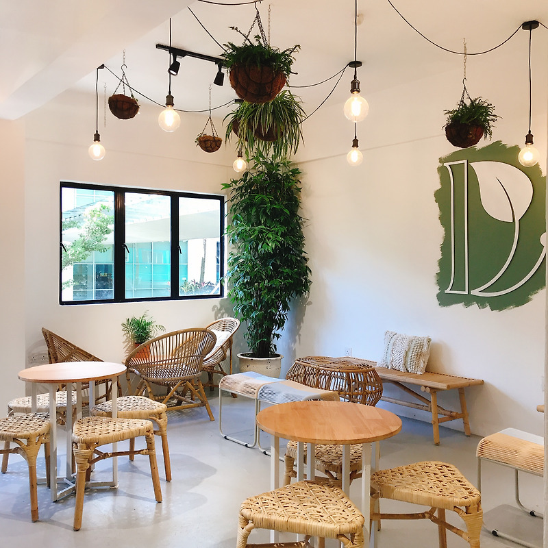 [쿠알라룸푸르 카페] 깔끔한 인테리어, 자연이 느껴지는 카페 다운Daun/ UM 말라야대 근처 카페