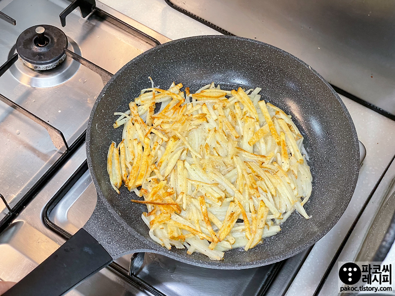 [파코씨 레시피] 바삭한 감자채전 만들기