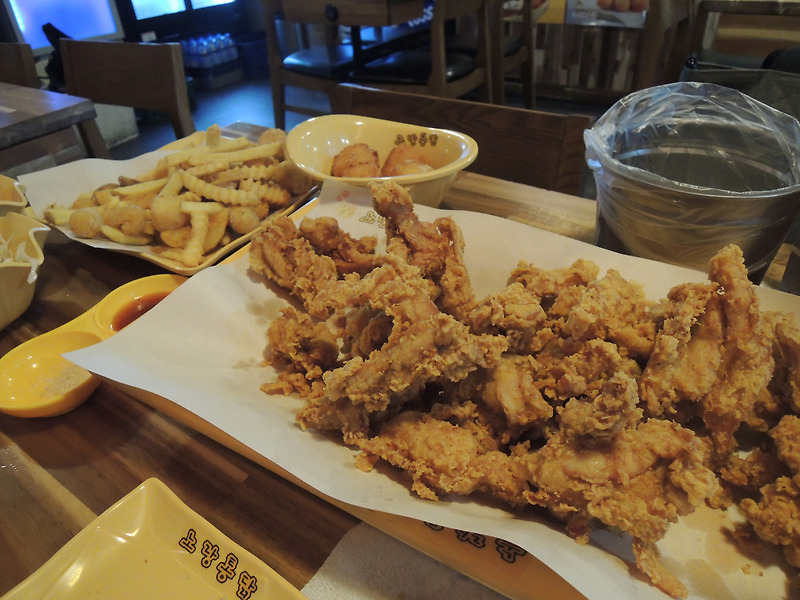 중계동 치킨맛집 노랑통닭 방문해 봄