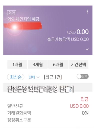 신한은행 외화달러통장 만들기 애드센스 달러 광고수익