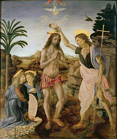 [갤러리] 그리스도의 세례 (The Baptism of Christ): 안드레아 델 베르키오