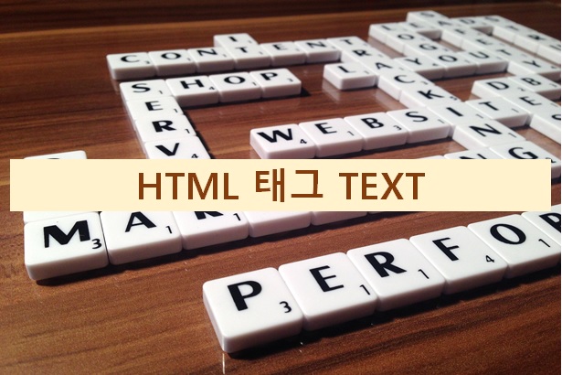 HTML 태그 TEXT