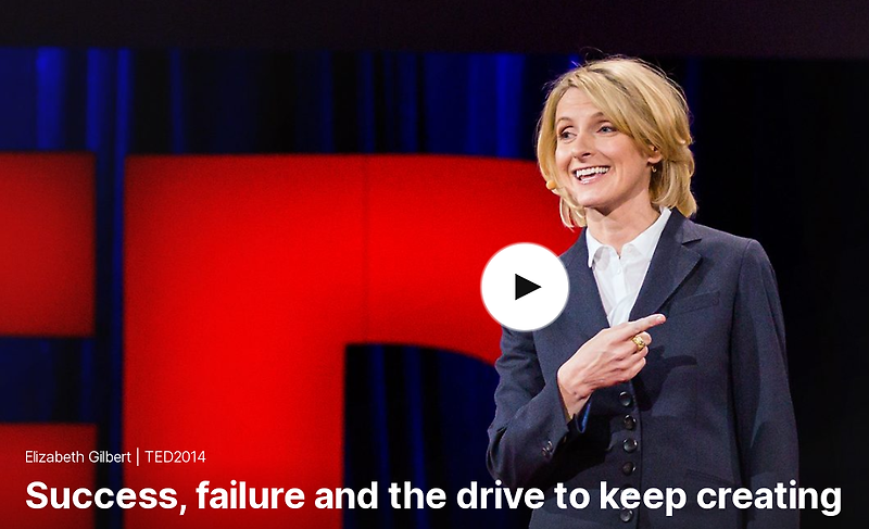 TED 테드로 영어공부 하기 Success, failure and the drive to keep creating
