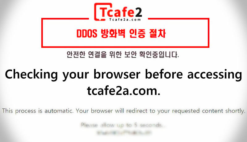 티카페 TCAFE2a 접속 불가