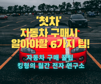 [자동차 구매 꿀팁] '첫차' 꿈꾸는 사회초년생이 알아야할 6가지 자동차 구매 꿀팁!!