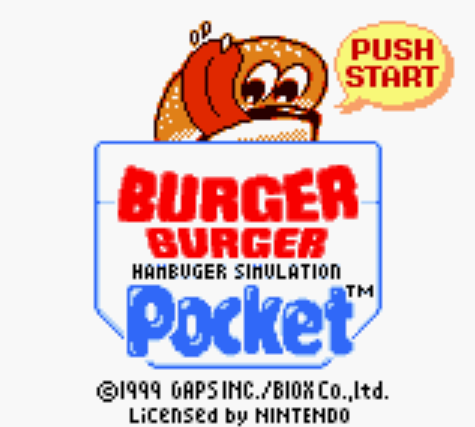 (GBC) 버거 버거 포켓 햄버거 시뮬레이션 (파일 다운)