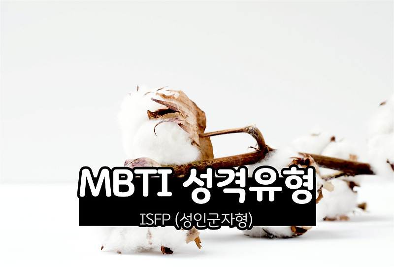 MBTI 성격 - ISFP유형 (성인군자형)