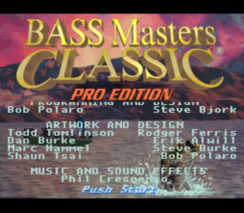 SNES ROMS - Bass Masters Classic Pro Edition (EUROPE / 유럽판 롬파일 다운로드)