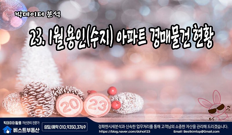 23.1월 용인시(수지) 아파트 경매물건 분석 !!!
