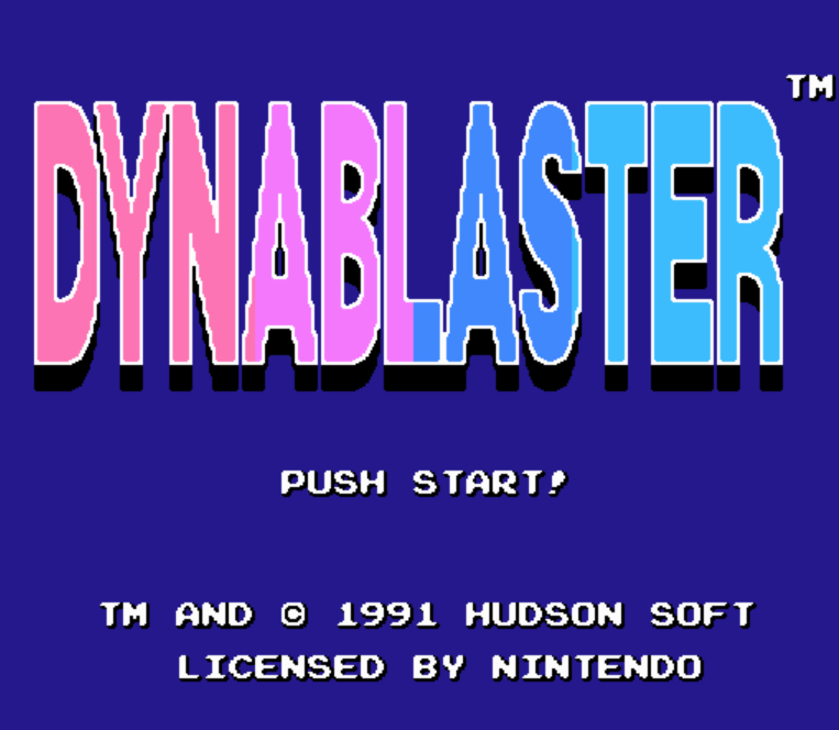 NES ROMS - Dynablaster (EUROPE / 유럽판 롬파일 다운로드)