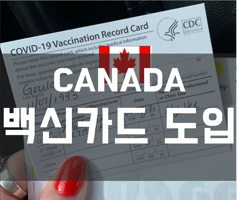 밴쿠버/토론토 백신 카드 도입 뉴스