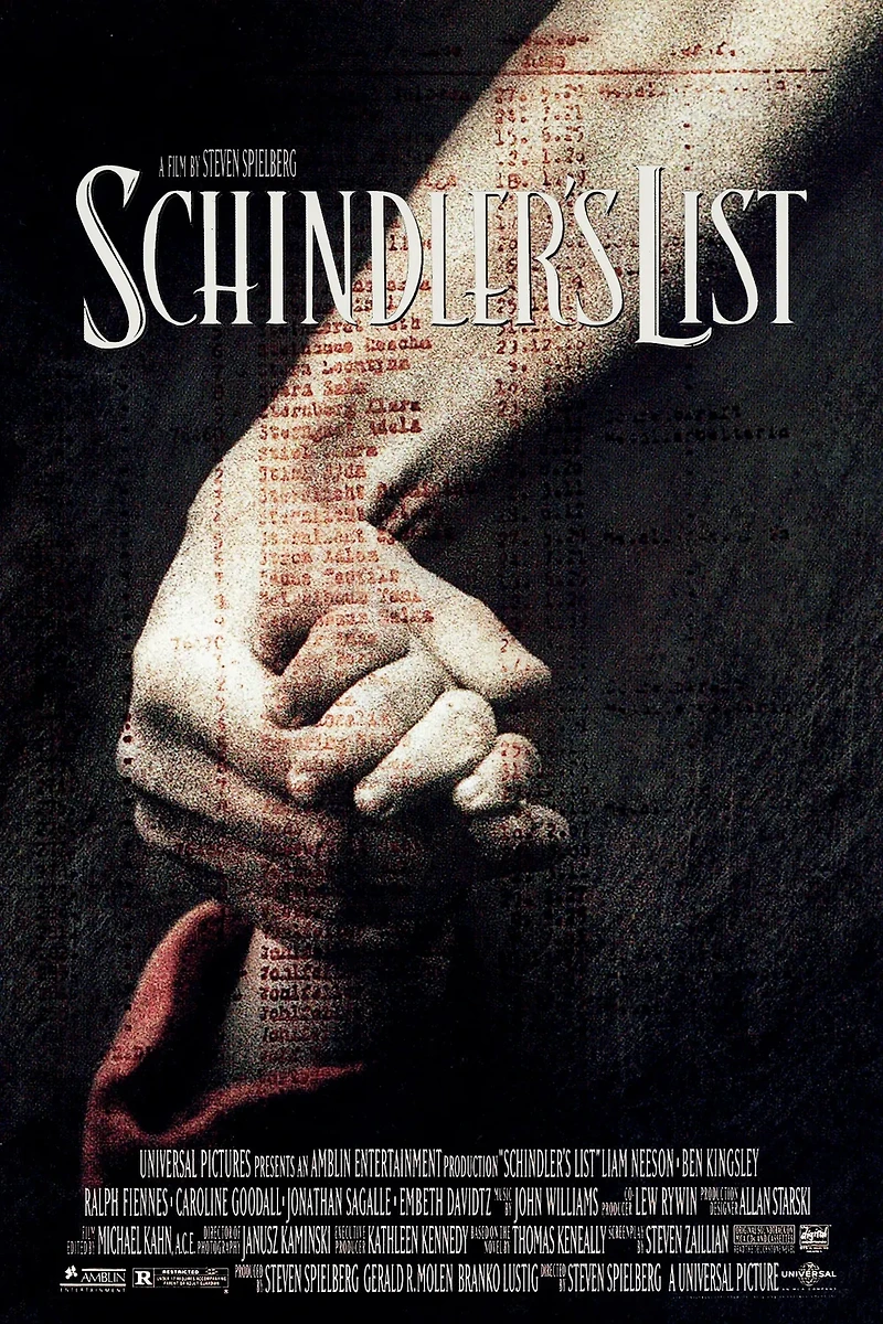 영화 쉰들러 리스트(Schindler's List, 1993) 정보 줄거리 리뷰 예고편