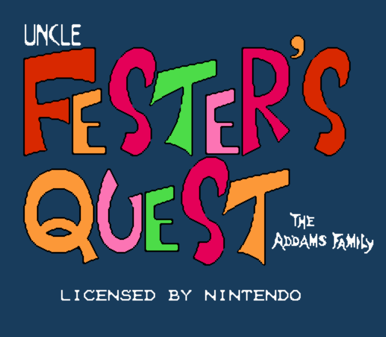 NES ROMS - Fester's Quest (EUROPE / 유럽판 롬파일 다운로드)