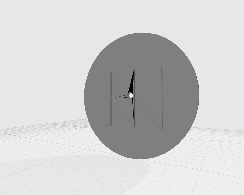 이세계 아이돌 리와인드 1주년 시계 3D프린터 모델링(4)