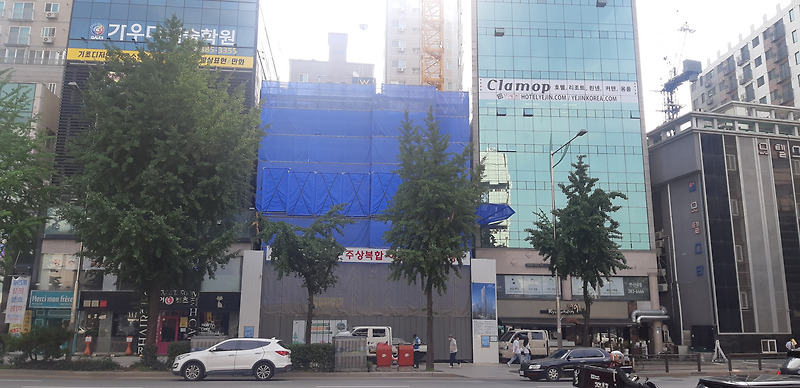 은평구 연신내역 건물 공사 현장 사진 065 효민아크로뷰 주상복합 아파트 신축현장 (korean construction)