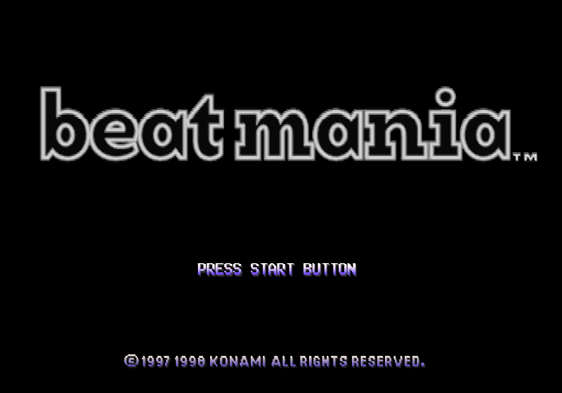 코나미 / 리듬 게임 - 비트매니아 ビートマニア - Beat Mania (PS1)