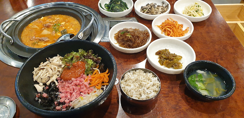 [가산디지털단지] 유정가 - 육회비빔밥, 청국장