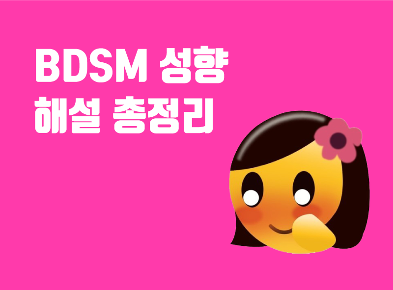 BDSM 성향 (BDSM Orientation) 해설 총정리 / 테스트 바로가기 링크 포함