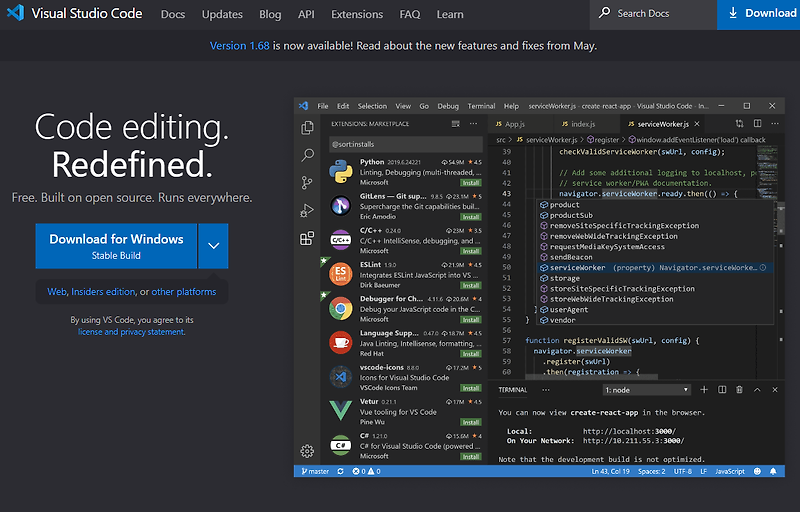 Visual Studio Code로 파이썬 개발 환경 만들기