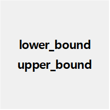lower_bound, upper_bound