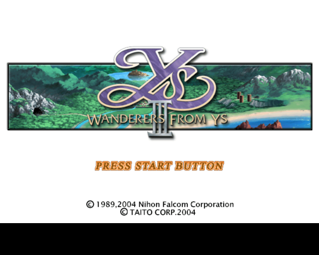 타이토 / 액션 RPG - 이스 3 원더러 프롬 이스 イースIII ワンダラーズフロムイース - Ys III Wanderers from Ys (PS2 - iso 다운로드)