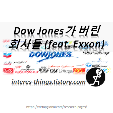 Dow Jones가 버린 회사들 (feat. Exxon)