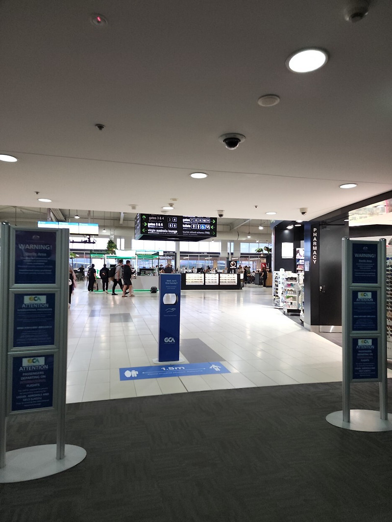 퀸즐랜드 여행 / 골드 코스트 공항 입국 - 비행 탑승 기록
