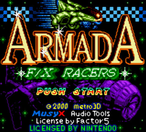 (GBC / USA) Armada FX Racers - 게임보이 컬러 북미판 게임 롬파일 다운로드
