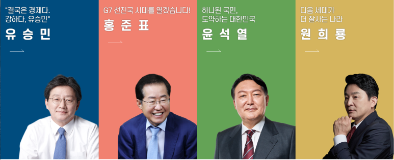 국민의 힘 경선 후보자 11월 투표