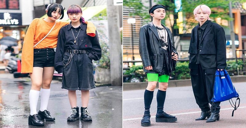 일본인들의 2020여름 길거리 패션