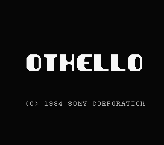 Computer Othello - MSX (재믹스) 게임 롬파일 다운로드