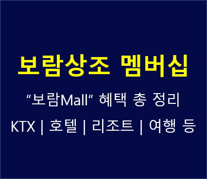보람몰 멤버십 혜택 할인 - 보람상조몰 | KTX 호텔 리조트 여행 가전