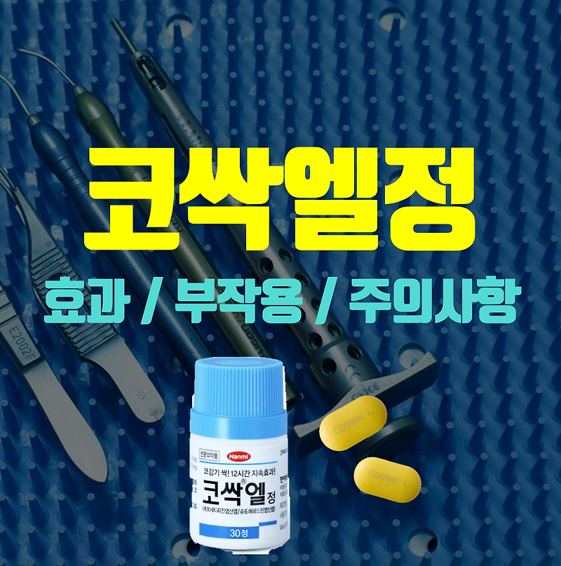 코싹엘정 의약품 정보, 코감기 싹!