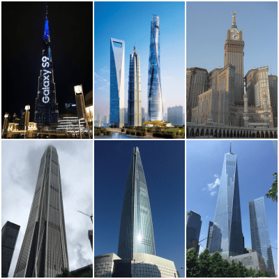 세계에서 가장 높은 빌딩 순위 / 한국 롯데월드 타워는 몇위??